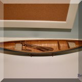 D13. Model canoe. 